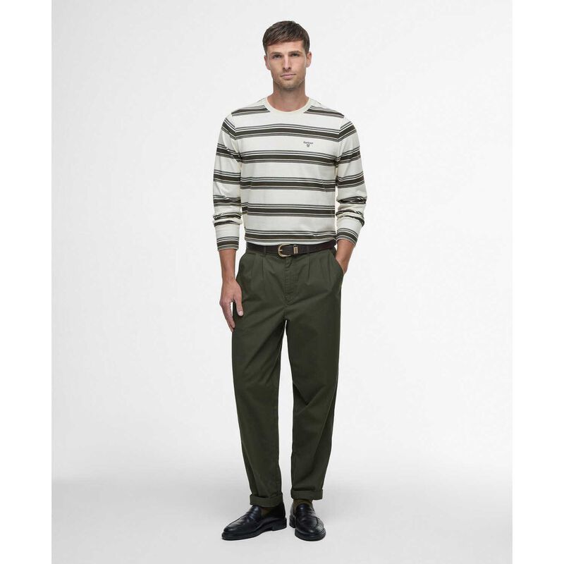 Barbour Plaistow Ls Striped Tailored T-Shirt image number 3